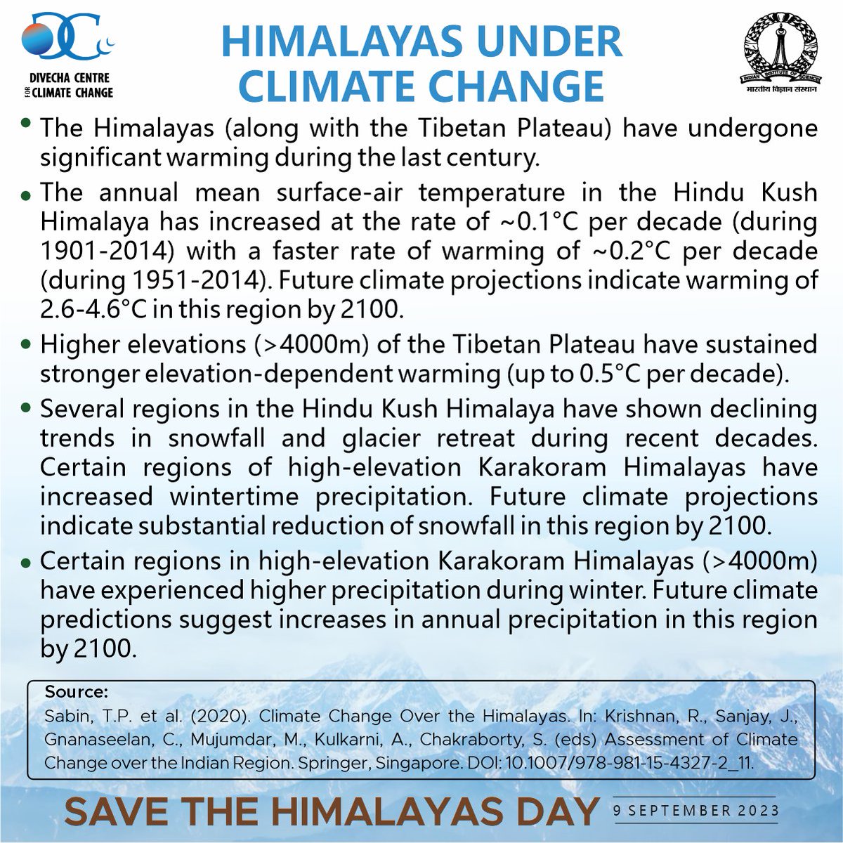 DivechaFor's tweet photo. We examine the effects of climate change over the Himalayas.
.
.
.
.
#EnvironmentalWisdom #SustainabilityMatters #ClimateAction #SustainableFuture #Himalayadiwas #SavetheHimalayasDay #himalayas #savehimalayas🏞️ #himalayans #glaciers #iceberg #earthquake #TopBoyNetflix https://t.co/zfTv8LPIRh