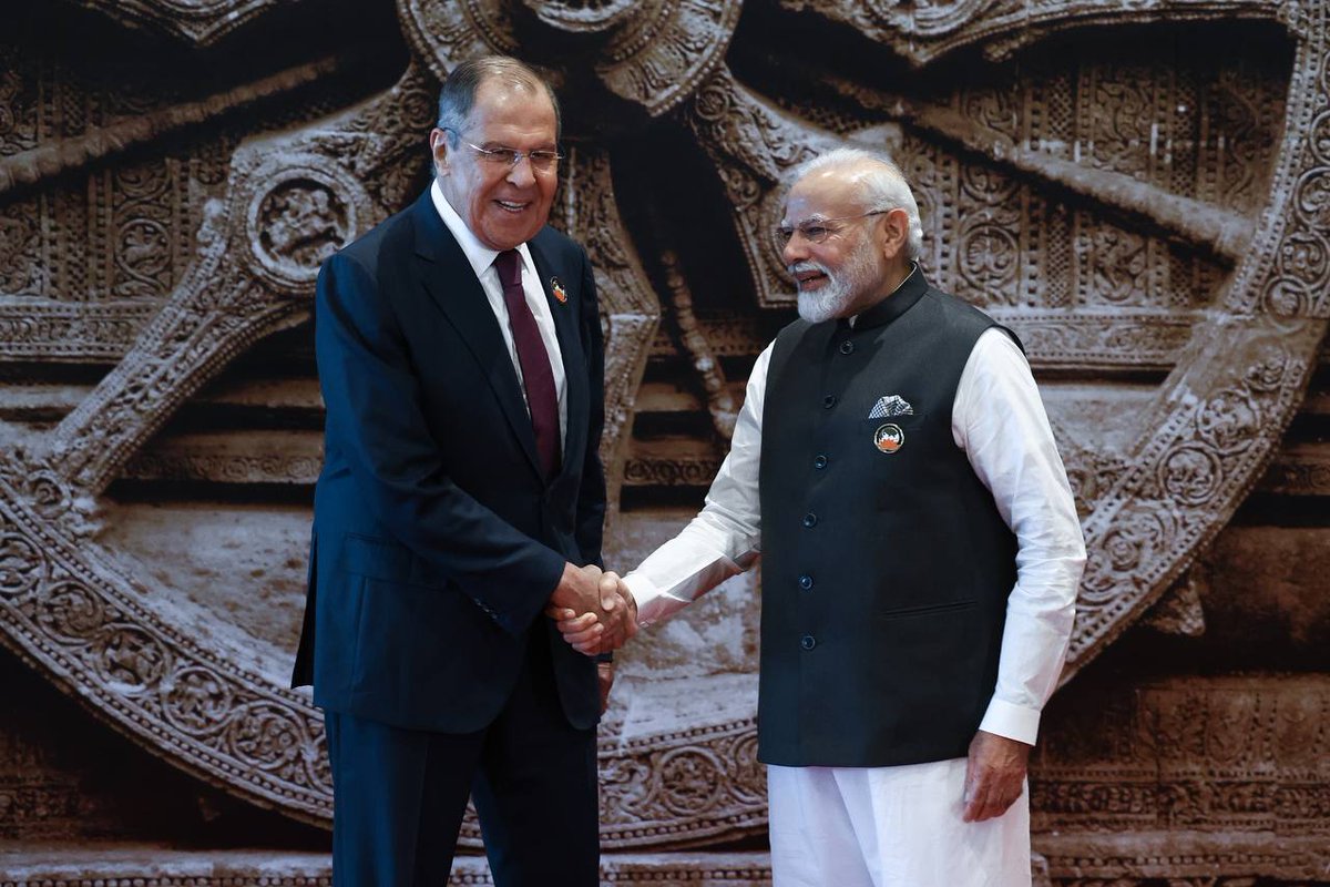 ⚡️ Russia’s Foreign Minister Sergey #Lavrov arrives at the #G20 Summit

📍 New Delhi, September 9