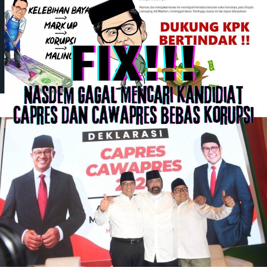 TriggaQuotes's tweet photo. Nasdem ga bs cari kandidat capres dan cawapres yang bebas korupsi 
#Nasdemlicik #TolakAnies #NasdemPenjahat #penghianat #Ptovokator https://t.co/rXYPyYus4f