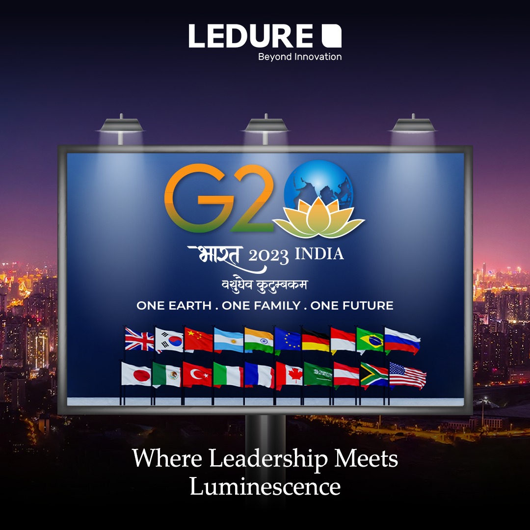 At LEDure Lightings Limited, we're excited to illuminate the path to a brighter, more sustainable future as Delhi hosts the G20 summit! 🌍💡

#LEDureG20 #SustainableLighting #BrighterFuture #G20Summit #InnovationForChange #G20Delhi #Sustainability #Ledure #LedureIndia