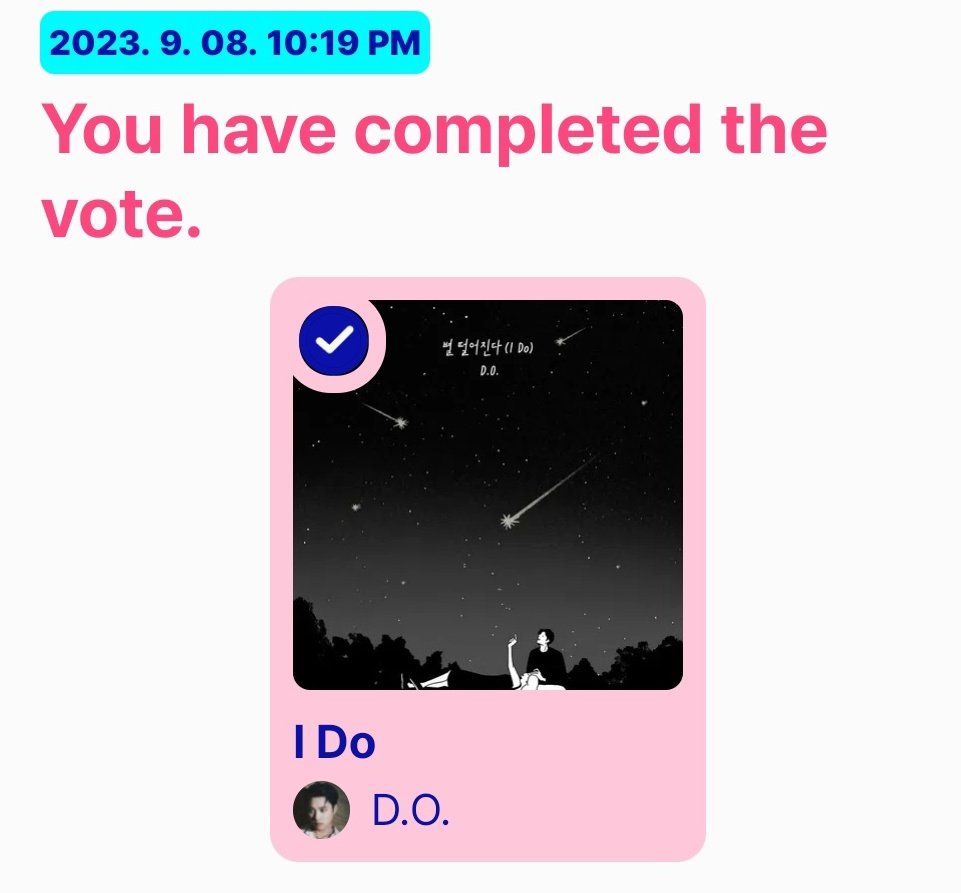 EXOPublicity's tweet photo. EXOLS KINDLY VOTE FOR D.O. "I DO" ON MCOUNTDOWN PREVOTING ‼️‼️

CURRENT RANK : 2

@weareoneEXO #EXO #Kyungsoo

🔗https://t.co/dWNJXulOR9 https://t.co/NtmSMeQNxb