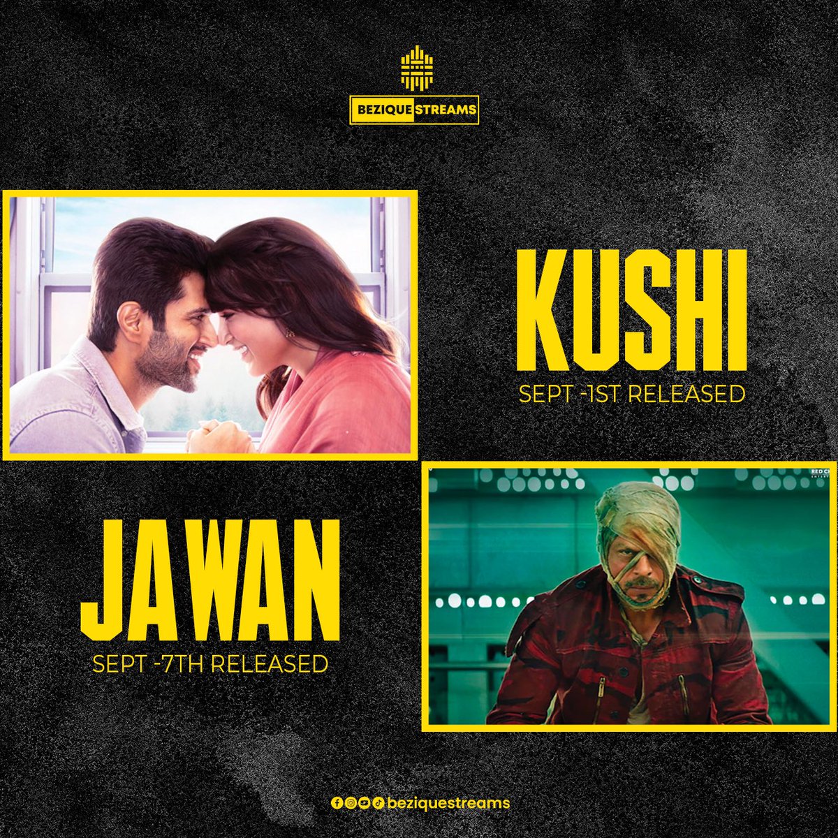 BeziqueStreams's tweet image. Its a Silver Screen September!

A Magnificent Line Up of Amazing Movies to wait for 😍😍😍

Which one are you waiting for??? 

Comment below 🔥🔥🔥

#septembermovies #tamilmovies #movielist #markantony #jawan #kushi #kannursquad #beziquestreams #thudikumkarangal #noodles