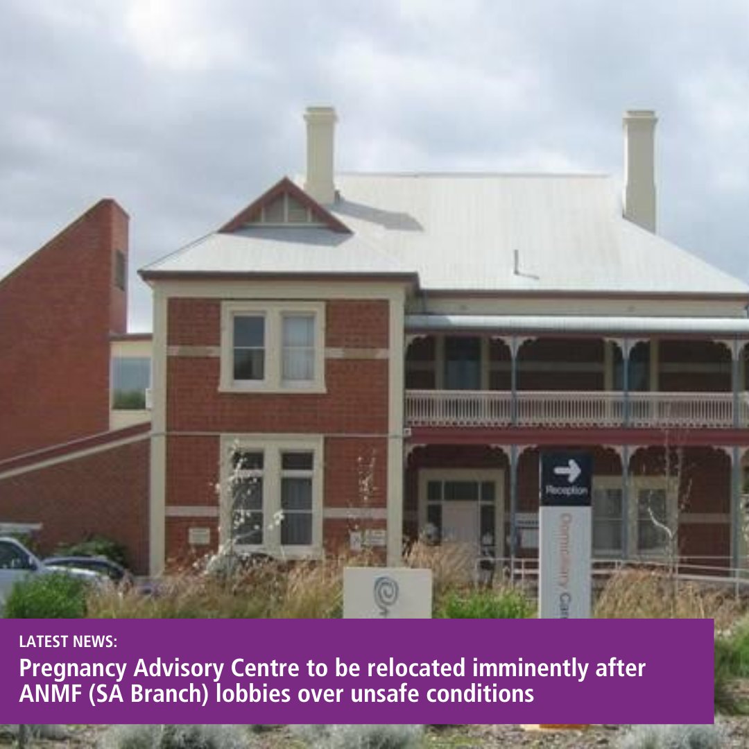 Central Adelaide Local Health Network (CALHN) has agreed to a six-week deadline for the relocation of the Pregnancy Advisory Centre at Woodville in response to Work Health and Safety concerns. Read more: bit.ly/3Py8Vcc