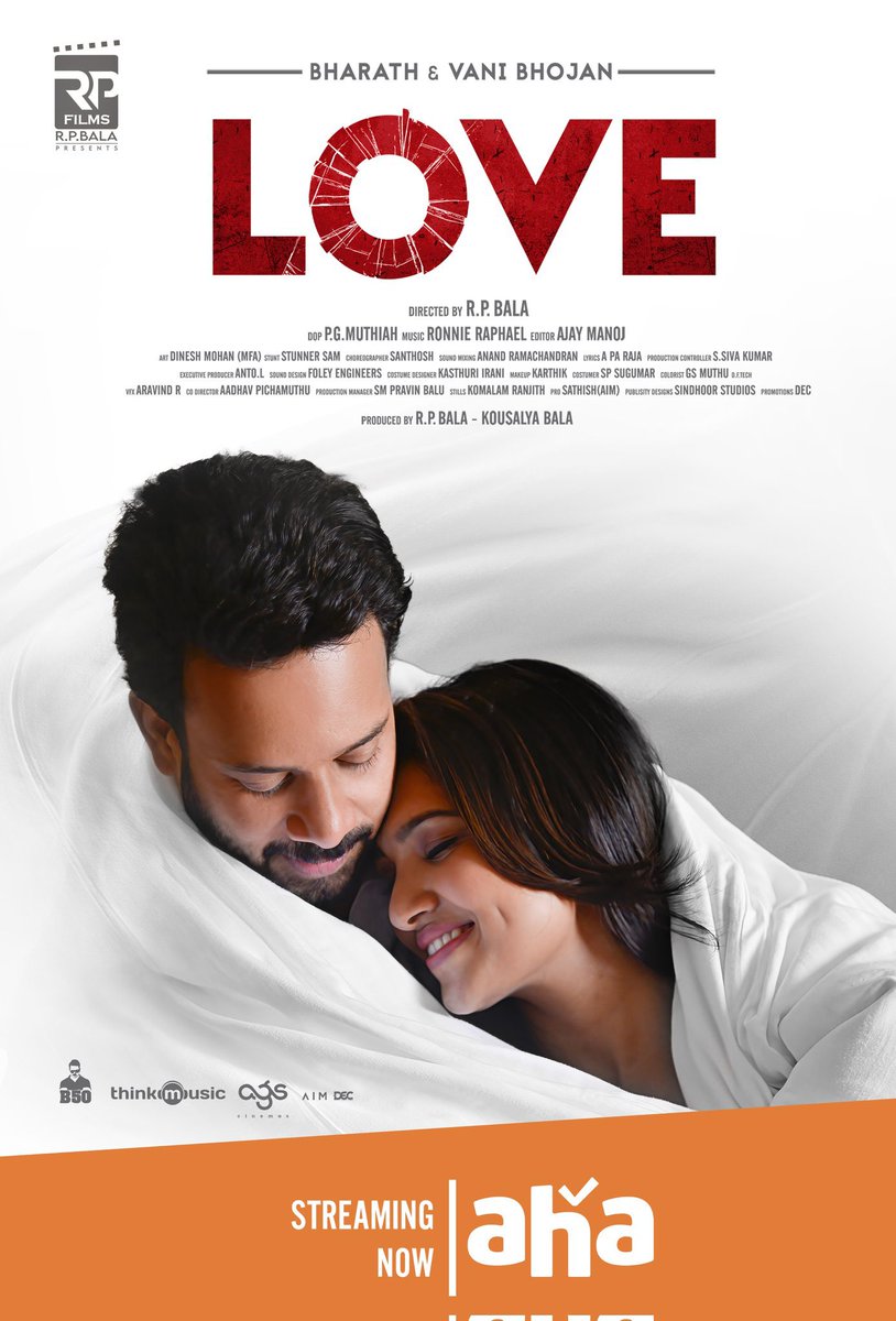 Cinemapayyan (@cinemapayyan) on Twitter photo Get ready to fall in love all over again! ❤️ Stream #Love on <a href="/ahatamil/">aha Tamil</a> now and let the magic unfold.
#Bharath50
<a href="/bharathhere/">bharath niwas</a> <a href="/rpbala2012/">R.P.Bala RP FLIMS</a> <a href="/vanibhojanoffl/">Vani Bhojan</a> <a href="/RonnieRaphael01/">Ronnie Raphael</a> <a href="/RPFilmsOfficial/">RP Films</a> <a href="/MuthaiahG/">P.G.Muthiah</a> <a href="/actorvivekpra/">Actor Vivek Prasanna</a> <a href="/Danielanniepope/">Daniel Annie Pope</a> <a href="/iantoprasanth/">Antony Prasanth</a> <a href="/thinkmusicindia/">Think Music</a> <a href="/ahatamil/">aha Tamil</a> Get ready to fall in love all over again! ❤️ Stream #Love on <a href="/ahatamil/">aha Tamil</a> now and let the magic unfold.
#Bharath50
<a href="/bharathhere/">bharath niwas</a> <a href="/rpbala2012/">R.P.Bala RP FLIMS</a> <a href="/vanibhojanoffl/">Vani Bhojan</a> <a href="/RonnieRaphael01/">Ronnie Raphael</a> <a href="/RPFilmsOfficial/">RP Films</a> <a href="/MuthaiahG/">P.G.Muthiah</a> <a href="/actorvivekpra/">Actor Vivek Prasanna</a> <a href="/Danielanniepope/">Daniel Annie Pope</a> <a href="/iantoprasanth/">Antony Prasanth</a> <a href="/thinkmusicindia/">Think Music</a> <a href="/ahatamil/">aha Tamil</a>