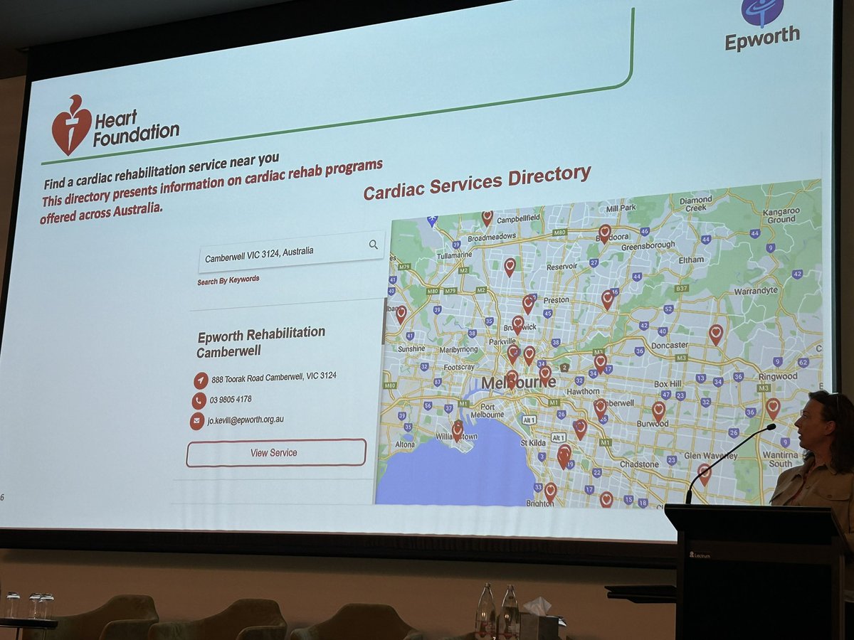 BrianHaskinsPhd's tweet photo. Jo Kevill and Tracy Busse are up next at the @ARC_resus Victorian Branch’s Resuscitation - A Community Alliance presenting on the importance of Cardiac Rehab and post arrest support. 

@LaTrobeRHS @AmbulanceVic @PEC_ANZ @susiecartledge @ACParamedicine https://t.co/jly9CcO5PZ