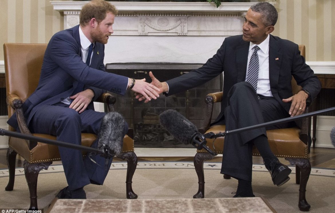jushere2observ's tweet photo. #PrinceHarry #BarackObama #44POTUS https://t.co/orSqC9nVsG