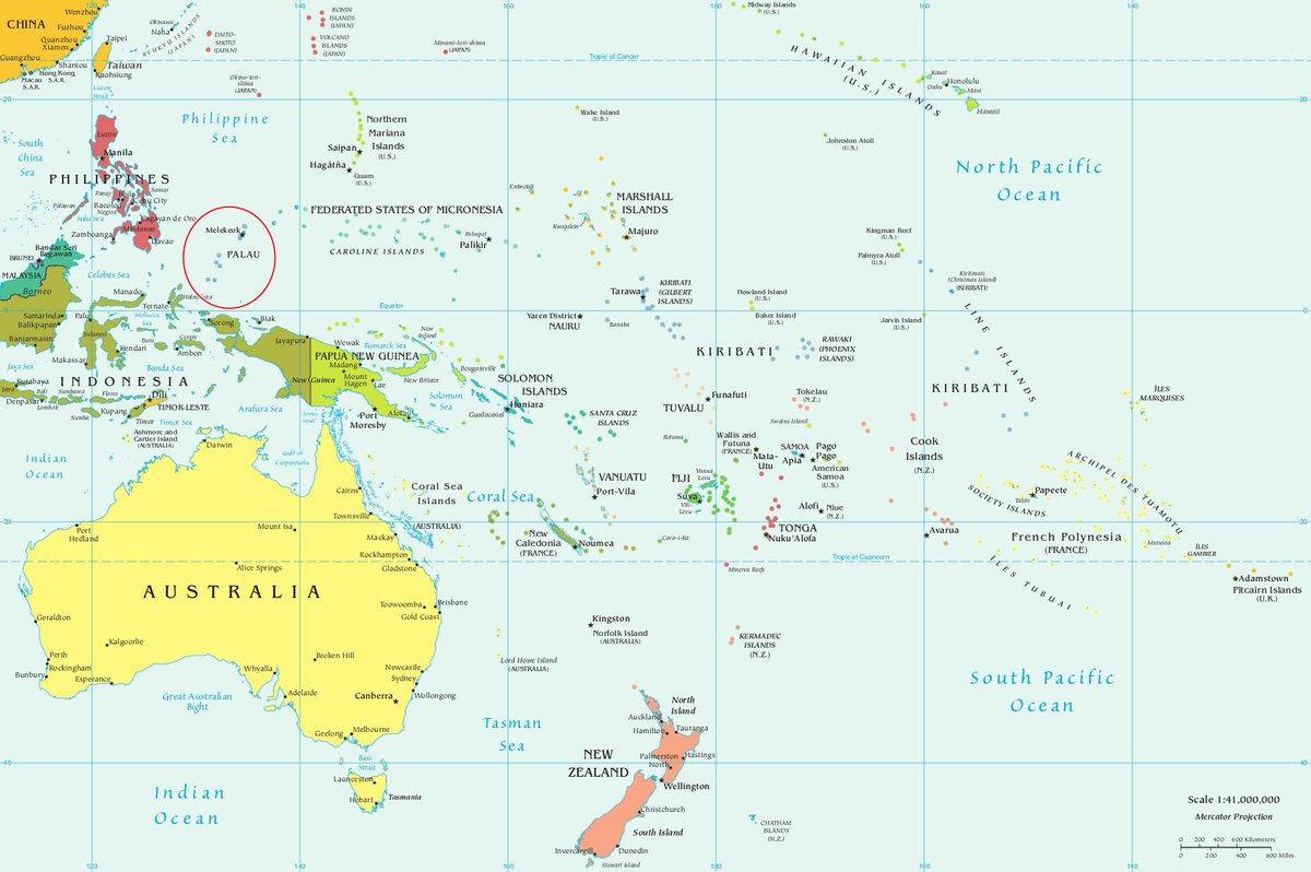 Paises_Here's tweet photo. 🇵🇼 - #Palau #Палау #パラウ #पलाउ #بالاو #u琉 #Belau #Pelew #Ngerulmud #Oceania #Oceânia 🌏 https://t.co/Z9wLW54wQC