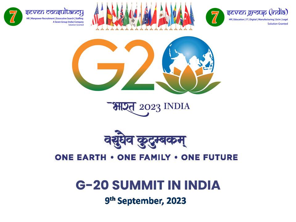 7consultancy's tweet image. G20 Summit 2023
Welcome to India 
Proud moment for every Indian 
“One Earth, One Family, One Future”
#G20Summit #G202023 #G20Bharat #G20India2023 #G20SummitDelhi #Recruitment #RecruitmentAgency #PlacementConsultancy #ManpowerConsultancy #Consultancy #7Consultancy