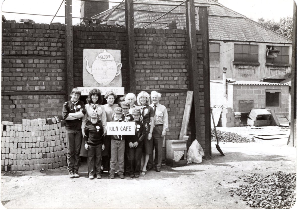 Kiln Cafe at Furness Vale Brickworks. The cubs took over a brick kiln when they entered a competition for the most unusual cafe location. Photo courtesy of Val Goddard #Derbyshire #FurnessVale