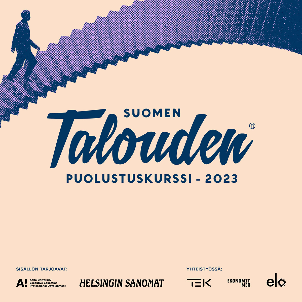 Vuoden 2023 Taloudenpuolustuskurssilla tuoretta hallitusohjelmaa läpivalaistaan yritystalouden linssien läpi. Mukana tilaisuudessa ovat jälleen yrityselämän ja poliittisen vallan vaikuttajat sekä Aalto-yliopiston asiantuntijat. #tpk2023 taloudenpuolustuskurssi.fi