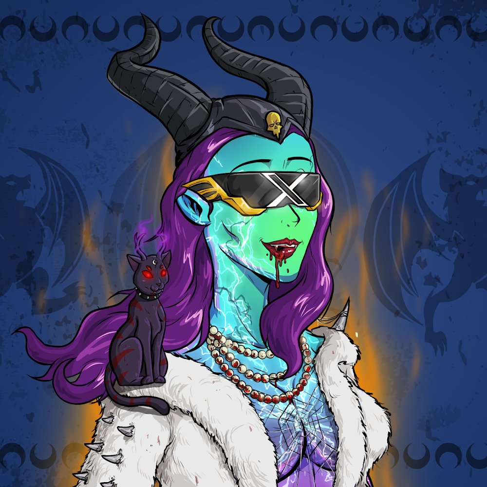 NFTDaddy0311's tweet photo. @ChefinNFT Thanks, Chefin! Not only would I want to grow, but I'm trying to help the homies in @SoDeadNFT grow, too. Everyone who sees this post should, at minimum, check out this amazing art. All done by @HaizeelH. 

SoDead is inevitable 🩸 https://t.co/ZYKSEeuO5a