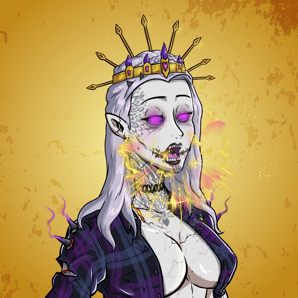 NFTDaddy0311's tweet photo. @ChefinNFT Thanks, Chefin! Not only would I want to grow, but I'm trying to help the homies in @SoDeadNFT grow, too. Everyone who sees this post should, at minimum, check out this amazing art. All done by @HaizeelH. 

SoDead is inevitable 🩸 https://t.co/ZYKSEeuO5a