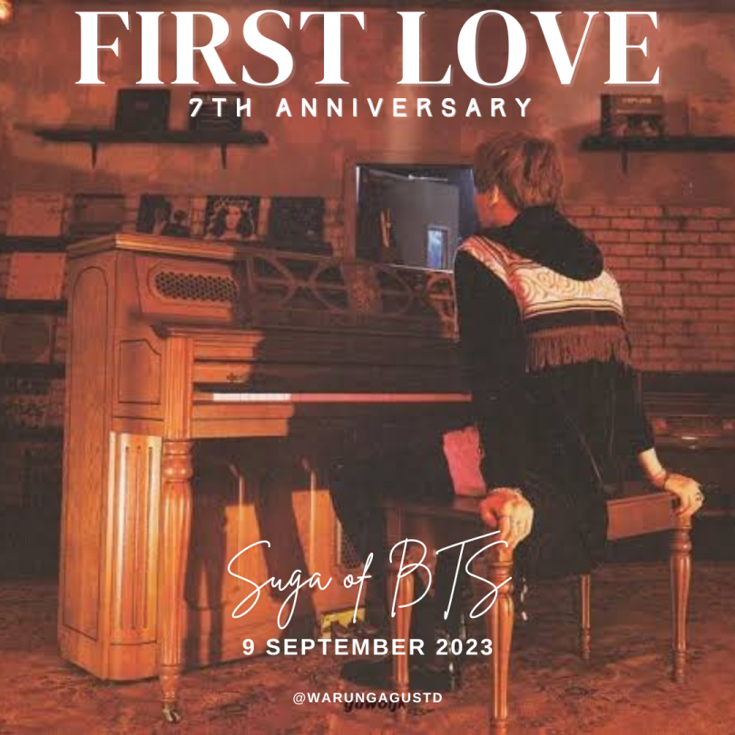 InternalAgustD's tweet photo. [ 🎂 | FIRST LOVE 7TH ANNIVERSARY ]

🎹퍼스트러브 7주년을 축하합니다 🥳🥳🥳 
🎵Happy 7 years with FIRST LOVE 🎵  
#7YearsWithFirstLove 
#SugaMyFirstLove

#방탄소년단슈가 #SUGA #슈가 #BTSSUGA #シュガ @BTS_twt https://t.co/lSF5NXRqeP