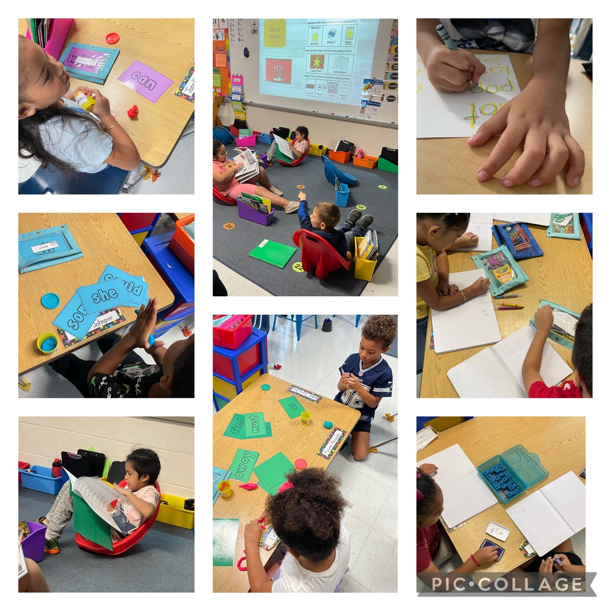 Word Work in action! The last step towards implementing our full rotations next week! Reinforcing our <a href="/UFLiteracy/">UF Literacy Institute</a> learning as we build our independent stamina. @gibsontondogs <a href="/TransformHCPS/">HCPS Transformation Network</a>