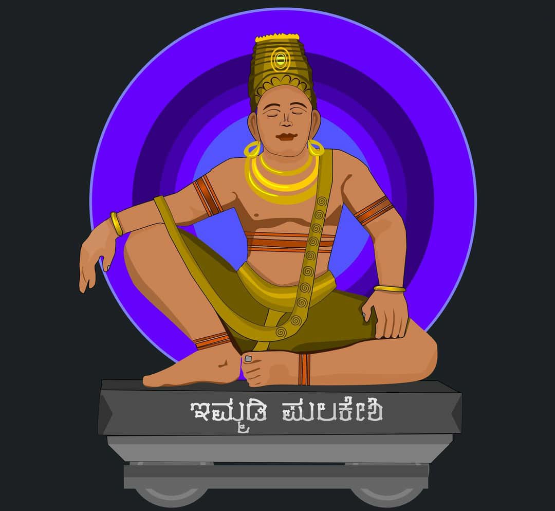 GCC_MP's tweet photo. ದಕ್ಷಿಣ ಭಾರತದ ಮೇಲೆ ದಂಡೆತ್ತಿ ಬಂದಿದ್ದ ಹರ್ಷವರ್ಧನನಿಗೆ ಸೋಲಿನ ರುಚಿ ತೋರಿಸಿ, ದಕ್ಷಿಣಪಥೇಶ್ವರ ಎಂಬ ಬಿರುದು ಪಡೆದ ಕನ್ನಡ ದೇಶದ ಹೆಮ್ಮೆಯ ರಾಜ ಇಮ್ಮಡಿ ಪುಲಿಕೇಶಿ.
ಕನ್ನಡದ ಕುಲ ತಿಲಕ, ಪರಮೇಶ್ವರ, ದಕ್ಷಿಣಾಪಥೇಶ್ವರ
ನಮ್ಮ ಕರ್ನಾಟ ಬಲ,ಚಾಲುಕ್ಯ ಚಕ್ರವರ್ತಿ ಇಮ್ಮಡಿ ಪುಲಿಕೇಶಿ 
#Kannada #Kannadiga #Karnataka https://t.co/yLRrwcCl0U