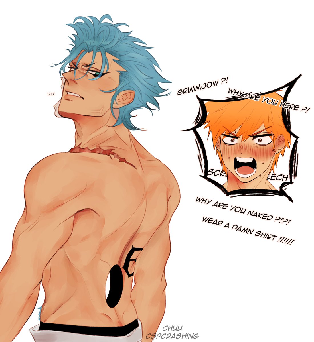 ichigo it's okay to have an awakening at the tender age of 25 ! just go with it and don't get severely injured in the process !
#grimmichi #ichigo #grimmjow