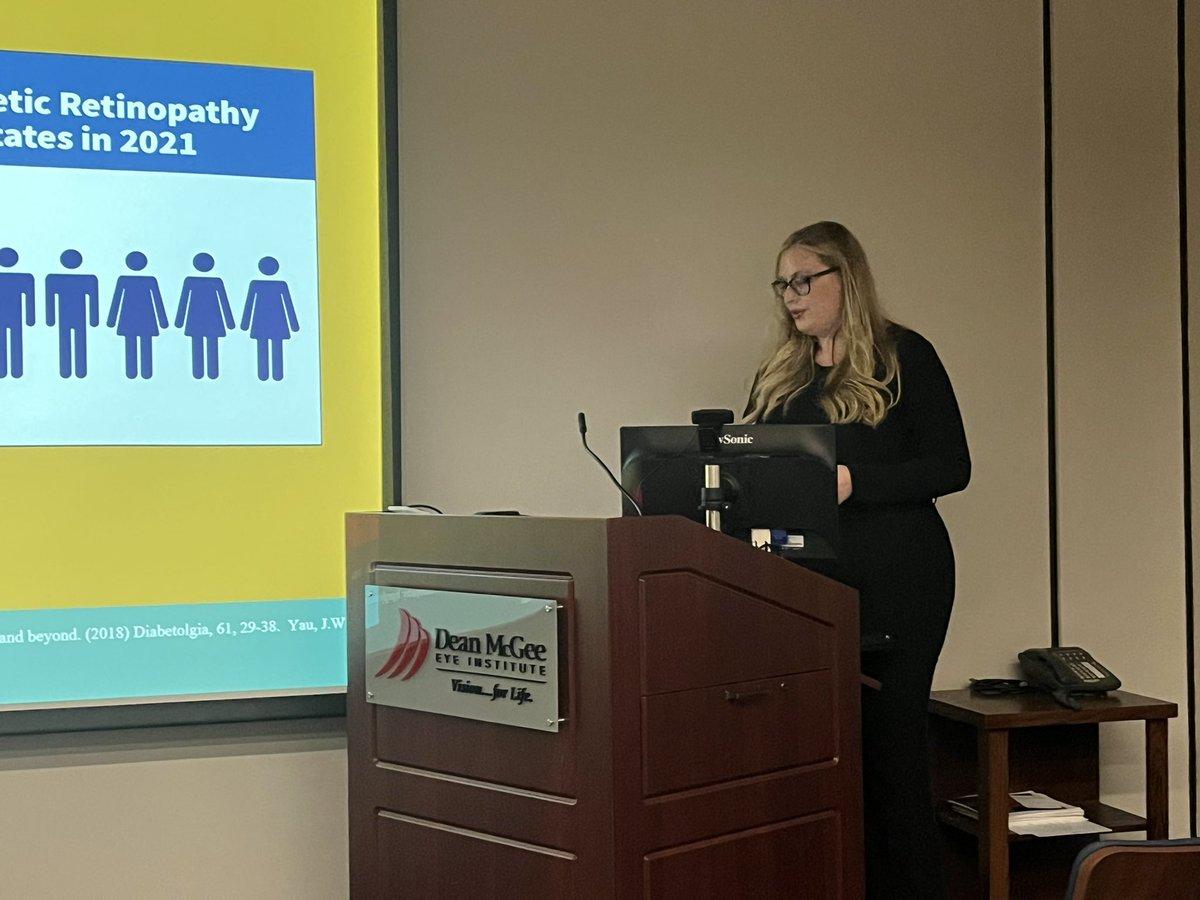 DrCammiValdez's tweet image. What an amazing day of science at the @DeanMcGeeEye OU Vision Workshop! So proud of these two for the amazing talks they gave on the work in the #ValdezLab #diverseinstem #nativeinstem #indigenousscientist #firstgen #latinxinstem
