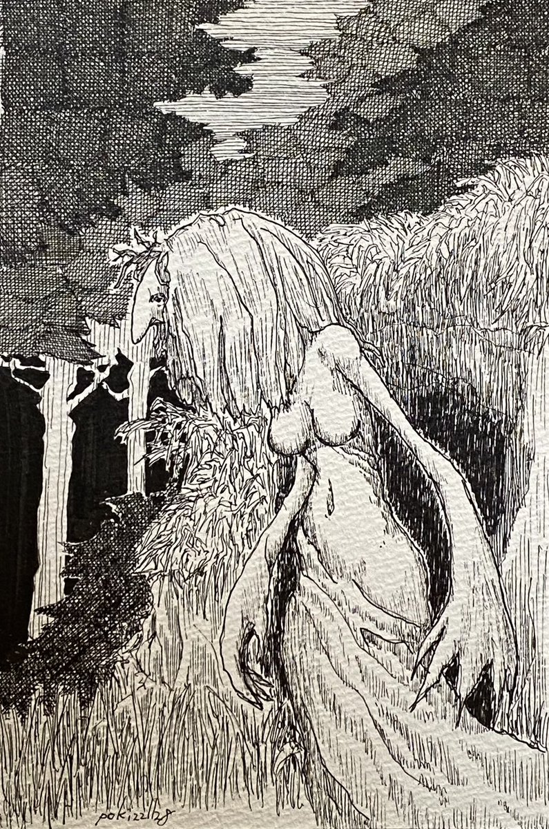 #TLに妖怪を流して百鬼夜行をしようの会
比較的最近の絵。 