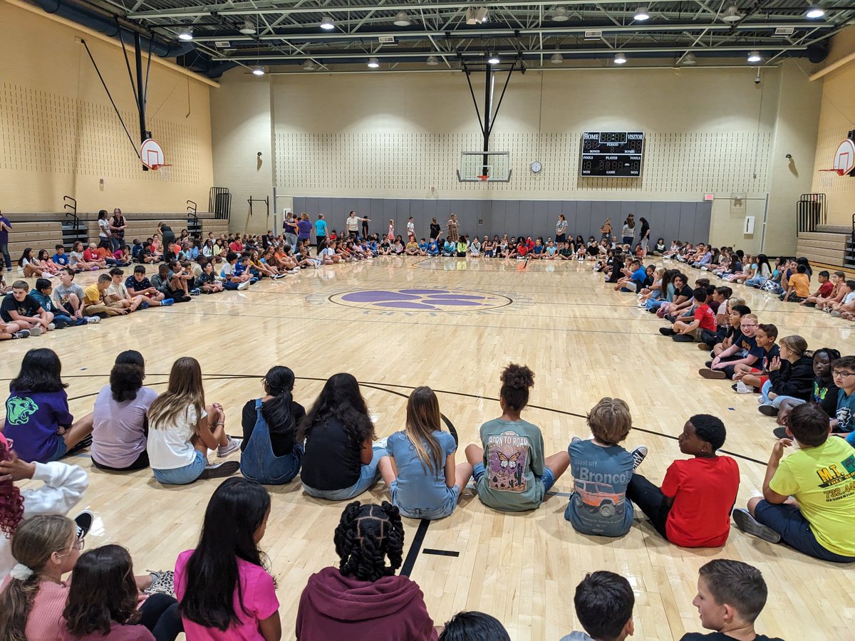 Hard at work on day two learning how to be a good team member and what kindness is all about at our Epic school wide rock, paper, scissors tournament! <a href="/UESPanthers/">@UES</a>