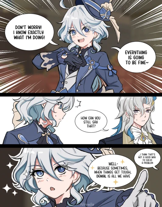Furina's way of solving problems #GenshinImpact #原神 #Furina #Neuvillette 
