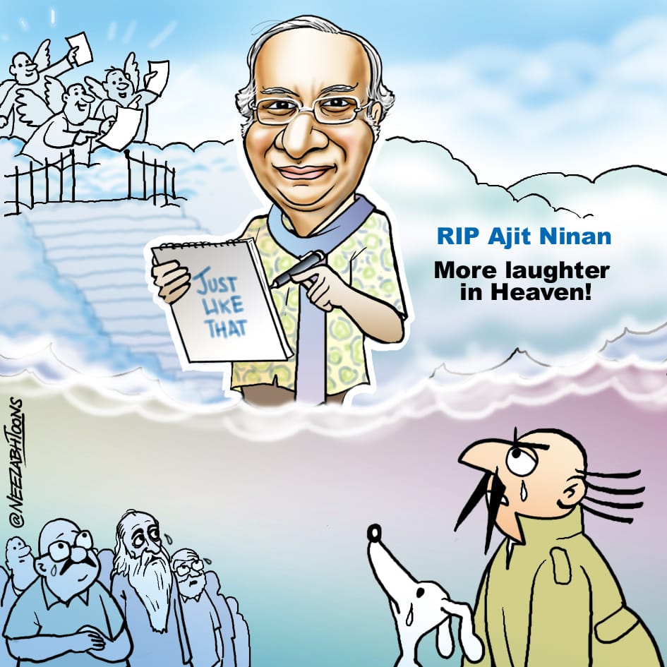 NeelabhToons's tweet photo. We will miss you brother #AjitNinan ! @ajitninan1 . @timesofindia https://t.co/L6fnQAoqBG