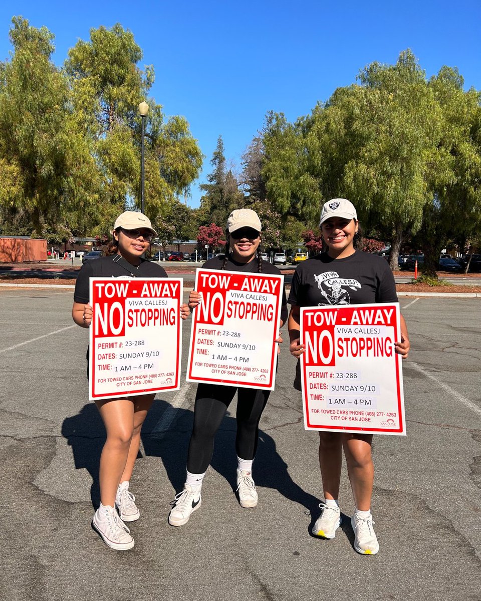 VivaCalleSJ's tweet photo. Attention everyone! Road closures are in effect for our Viva CalleSJ event this Sunday, September 10.
Please plan accordingly and make alternate travel arrangements if necessary. See you there! #vivacallesj #BuildingCommunityThroughFUN #sanjosé https://t.co/1lveIaOGLe