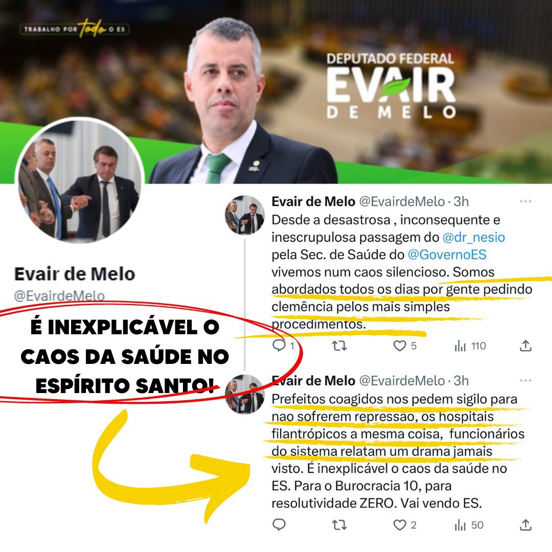 EvairdeMelo's tweet photo. Os capixabas pedem socorro! Isso precisa ser mudado com URGÊNCIA!!!!!!! @governo_es 

#espíritosanto #saúdepública #capixabas https://t.co/CejGDtGr1y