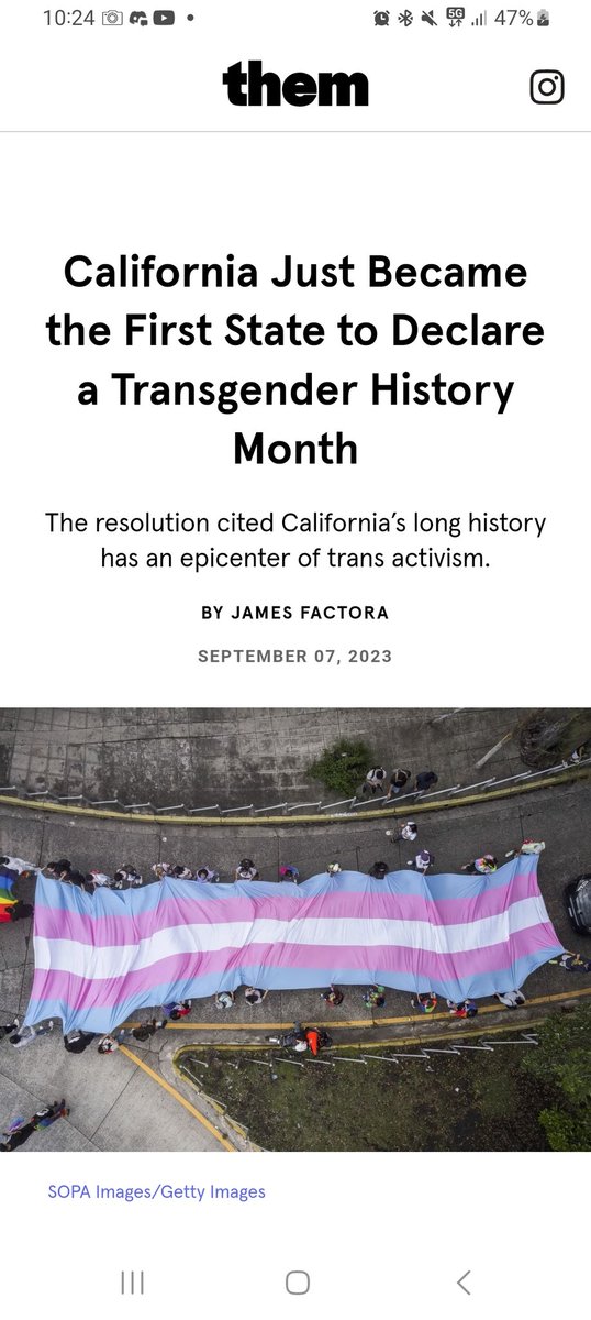 California becomes first US state to recognize 'Transgender History Month'
'Transgender History Month' is set to be recognized for the first time in August 2024 #TransRightsAreHumanRights #transnews @ErinInTheMorn