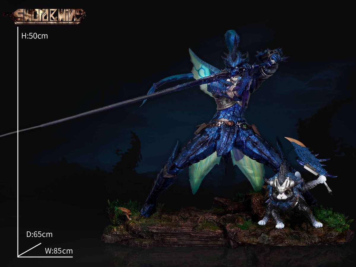 FavorGk's tweet photo. This Monster Hunter figure in Rathalos armor by Sword&Wing Studio is now available for pre-order!
#MonsterHunter #MonsterHunterFigure #MonsterHunterFans #MonsterHunterGames #MonsterHunterSeries #Rathalos #AzureRathalos #LongSwordMains #Palico #Gaming
https://t.co/15IpfMfOgd https://t.co/BRIFU17bhQ
