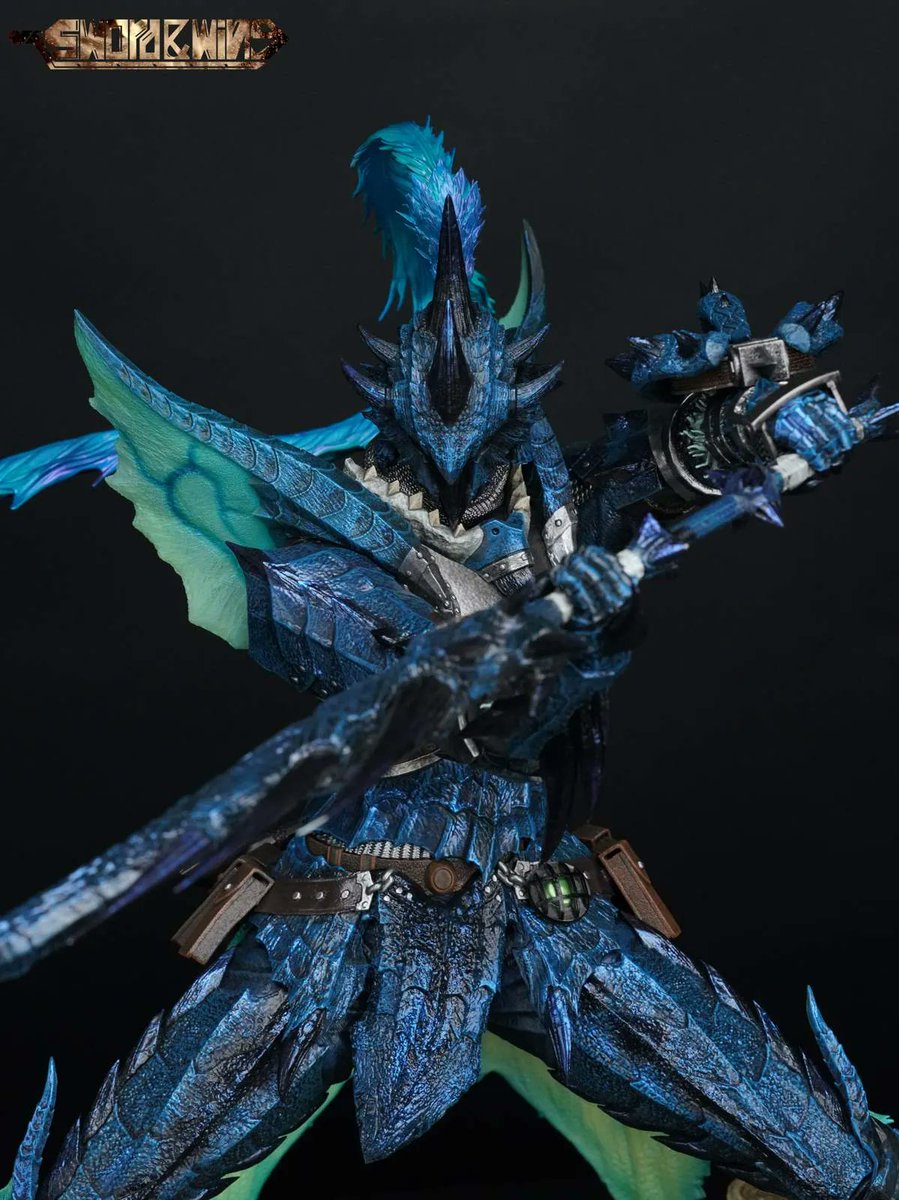FavorGk's tweet photo. This Monster Hunter figure in Rathalos armor by Sword&Wing Studio is now available for pre-order!
#MonsterHunter #MonsterHunterFigure #MonsterHunterFans #MonsterHunterGames #MonsterHunterSeries #Rathalos #AzureRathalos #LongSwordMains #Palico #Gaming
https://t.co/15IpfMfOgd https://t.co/BRIFU17bhQ