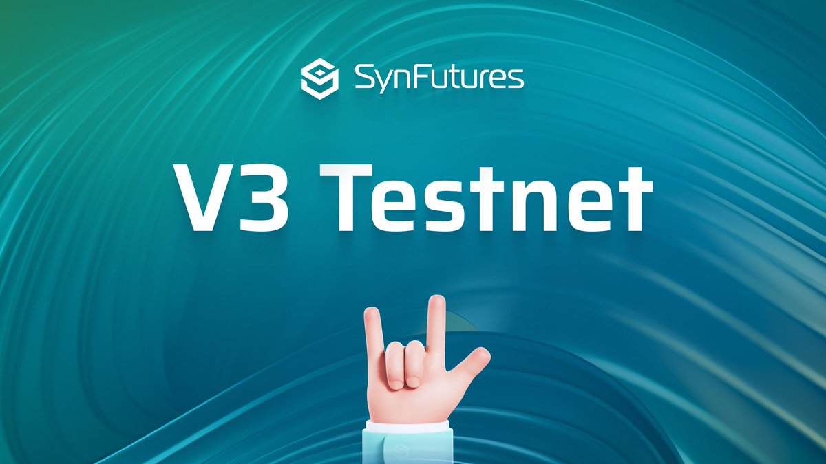 SynFuturesDefi's tweet photo. gm SynFuturers ☀️ Raise your hand ✋ if you've signed up for the V3 testnet whitelist

Register NOW! https://t.co/gdEOBjMOed https://t.co/uUV3WlUjXF