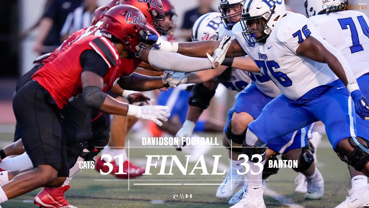 Davidson Football tweet media