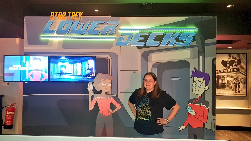 libinspace's tweet image. Had a great time at @CurzonCinemas in London for the #StarTrekDay #StarTrekLowerDecks season 4 showing to celebrate #StarTrekAnimatedCelebration. Fab amount of swag too! 🖖