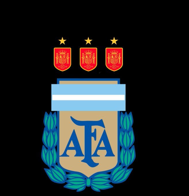 si Argentina es chica que le queda a españa