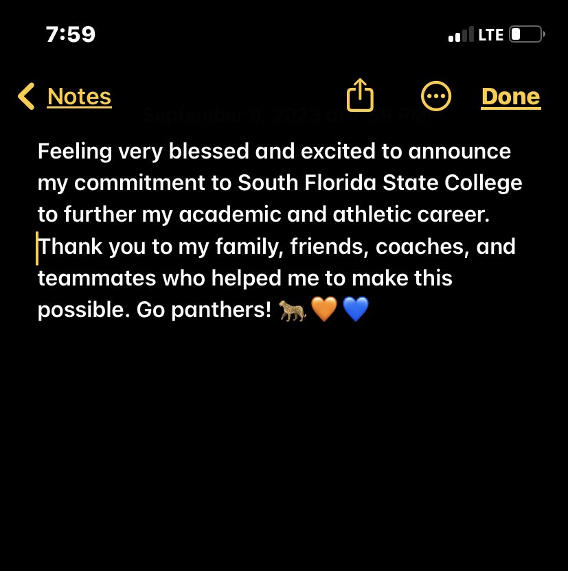 Go panthers! 🐆🧡💙