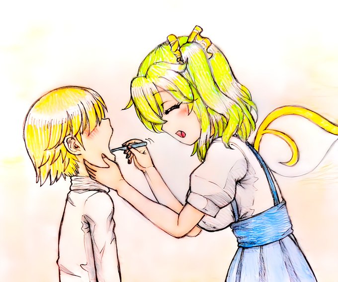 大妖精お姉ちゃんに歯磨きしてもらう 