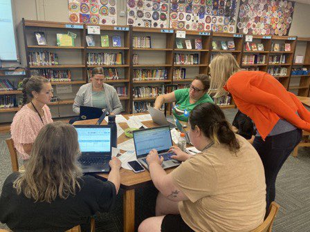 Brilliant minds from multiple schools collaborating about instructional strategies for their same grade and content learning intentions! <a href="/SolutionTree/">Solution Tree</a> <a href="/SolutionTreeCA/">Solution Tree California</a>