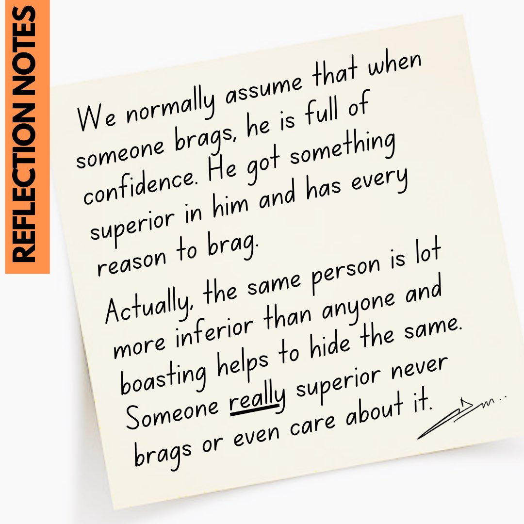 a_m_reflection's tweet image. Do you boast about yourself being superior or achieved a lot more than others? Read this book and reflect. Probably, that is a sign of being more inferior than anything and trying to hide the same #knowledgeshared #inferiority #superiority #complex #psychology #book #courage