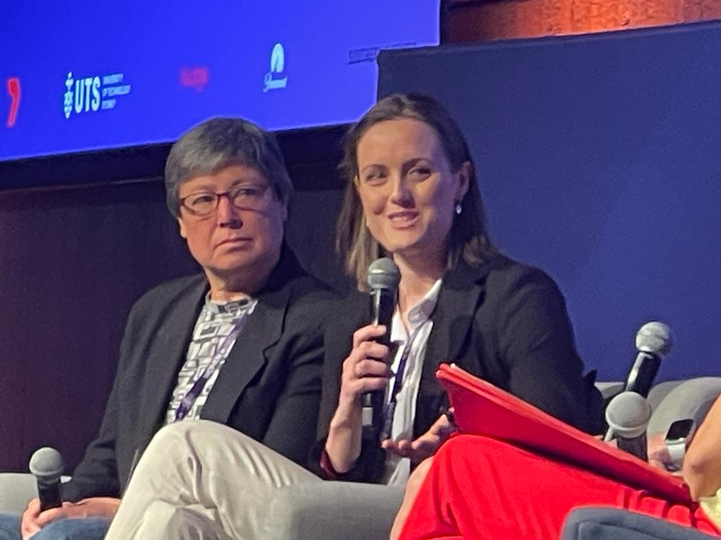 WiMFiji's tweet photo. My career [has] given me a great platform, but I do feel like my disability was glorified in a way and that's not necessarily true rep of what it feels like to have a disability - Ellie Cole Aust's most decorated female Paralympian and Paralympic medallist #WIMConference 2023 https://t.co/87uS6Dg3vj