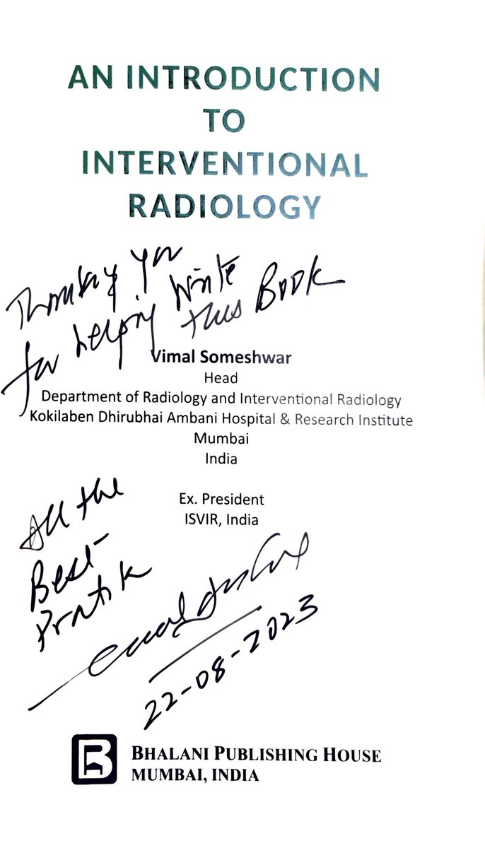 drshahpratik74's tweet photo. One of a kind intervention radiology textbook for residents is out ... Contributed with more than 9 chapters for the textbook.... go buy it in the nearest store..... 🙂✨🤞 Link attached below https://t.co/q8Gl6AXj1X