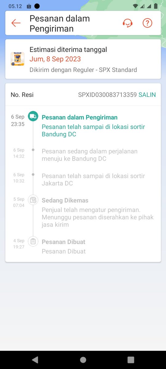 destamadyav's tweet photo. @Sourcherie Kak sama banget. Paket aku stuck dr tgl 6 sampai skg. Udh komplain sana sini ttp respon nya ditunggu sampai estimasi pdhl estimasi nya kemarin. Tanya ke kurir katanya lg overload https://t.co/ohwKm00Ozv