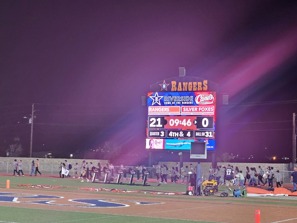 CCA at Friday Night Lights Supporting YISD football high school teams RHS & DV  @YsletaISD