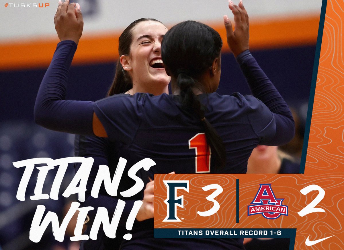 Fullerton_WVB's tweet photo. Titans complete the comeback‼️

#TusksUp https://t.co/LmK3aVgsBu