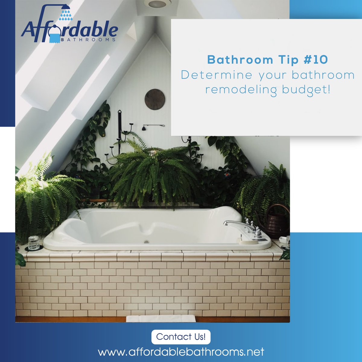 Bathroom Tip #10:
Set a budget for your bathroom remodel before contacting contractors!

#budgeting #bathroomremodeling #atlantaremodeling #atlantarenovations #BathroomUpgrade #bathroomdesigns #bathroommakeover #AffordableBathrooms