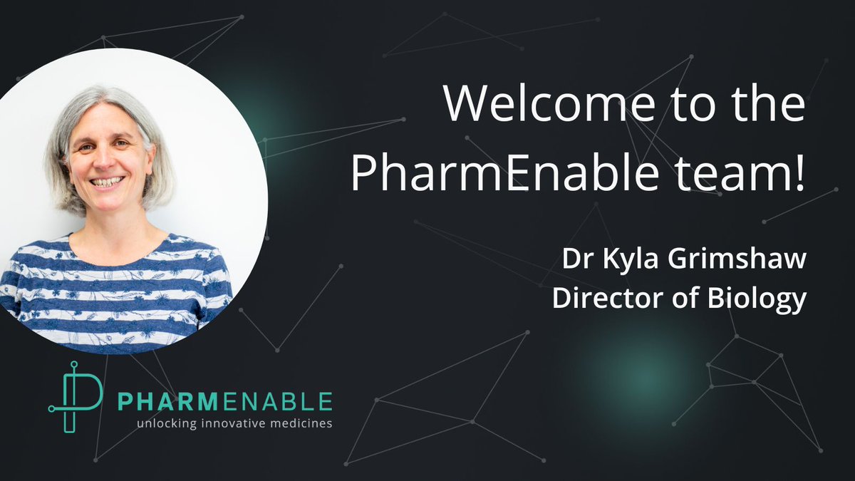We are delighted to welcome Dr Kyla Grimshaw into the team as our Director of Biology. Kyla brings 20+ years' experience in the #biotech industry, specialising in #cancerbiology. Her wealth of experience will be invaluable in developing life-changing small molecule drugs 💊