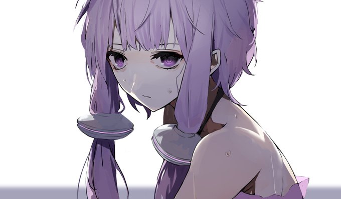 「ホルターネック 紫髪」のTwitter画像/イラスト(新着)｜4ページ目
