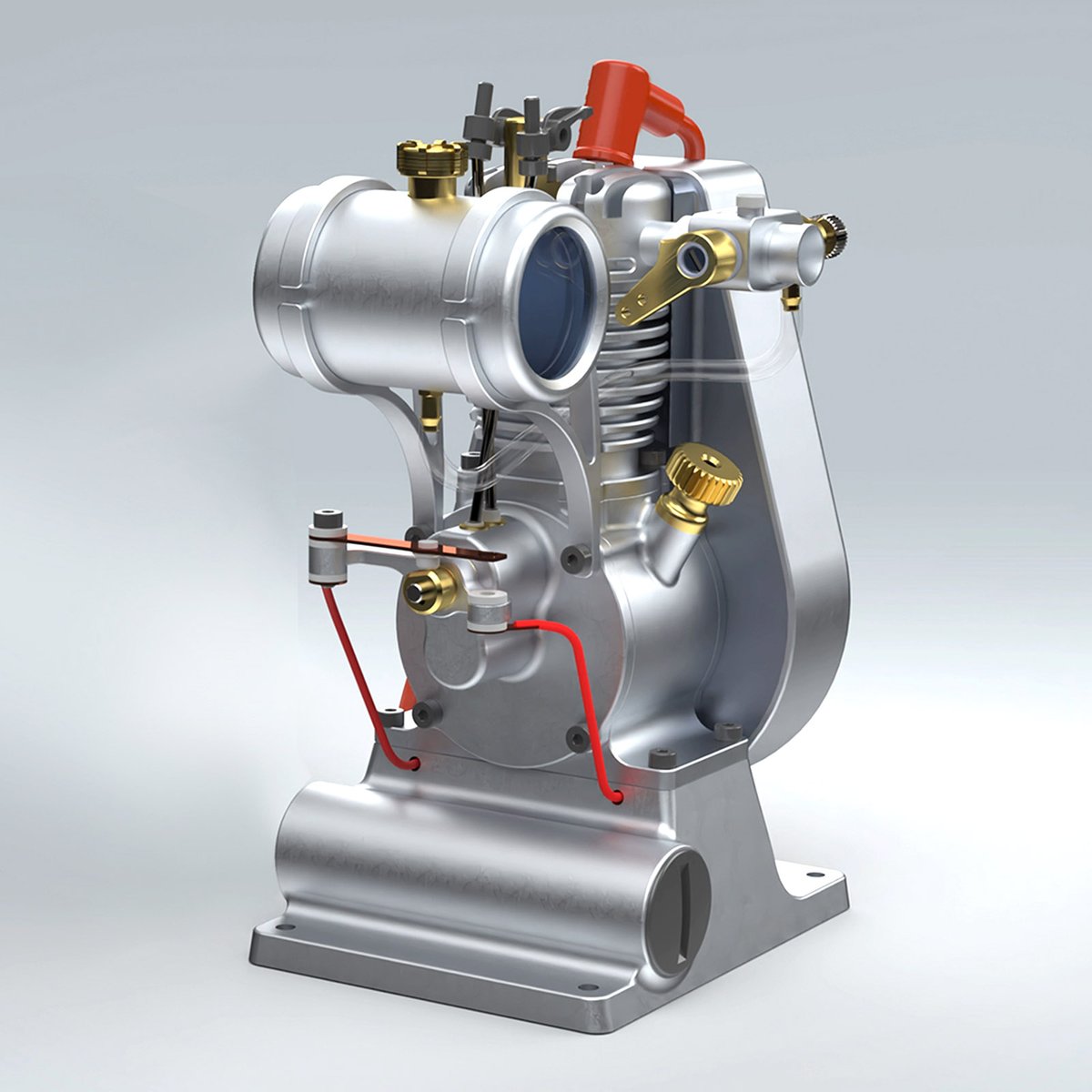 ENGINEDIY1's tweet image. Musa F1-2.7cc Mini Single-cylinder Gasoline Engine Released!!!
Get yours now: bit.ly/485D2yJ
Early Bird Price: Only 349.99! Limited time for one week, Save $90 Off
#engineer #MINI #miniengine #gasolineengine #Engineering #model