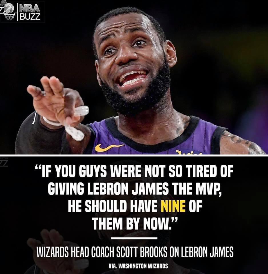 LeBron won 4 MVP’s in 5 years and then was blackballed from winning.