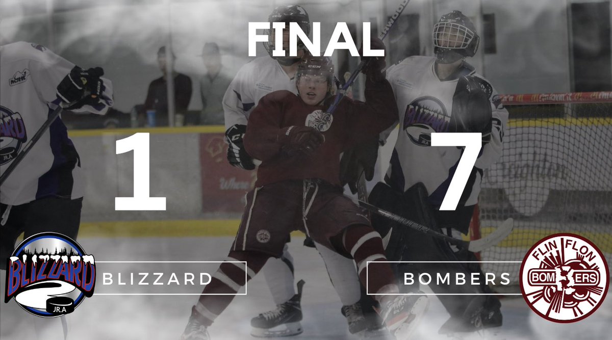 Blizzard fall to the Bombers in Game 2 of the Battle of the North. 
Loan goal by Marlen Edwards.

📸: @kelly_kocur_jacobson 

#blizznation #blizzardhockey #mjhl