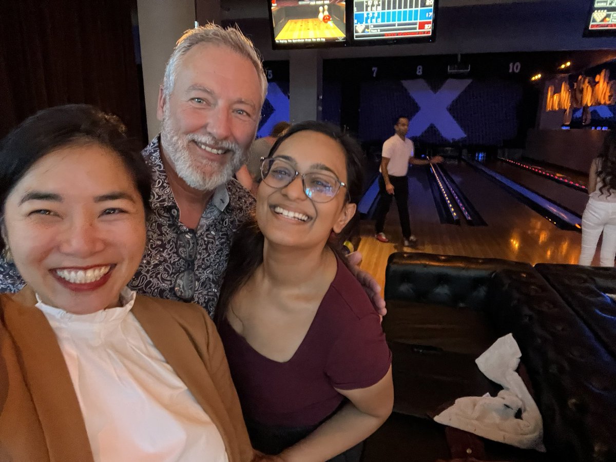 When you live in the Bay Area you get to host bowling nights for 5 whole fellowships 💁🏽‍♀️ Shoutout to @ANCO_News for supporting my nefarious plan to make all the fellows cross-institutional besties 👯‍♂️ @StanfordMed @HemoncUcsf @aboutKP @UCDavisHealth @CPMCinSF